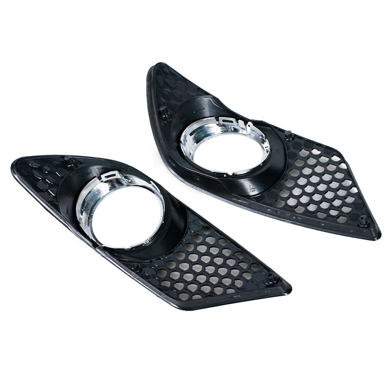 Fog Light Cover Honeycomb ABS For Mercedes-Benz W204 C Class