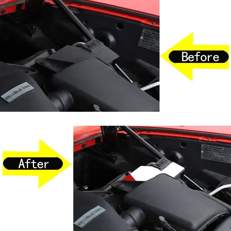 Corvette C6 2005 2013 Stainless Steel Air Filter Side Cover