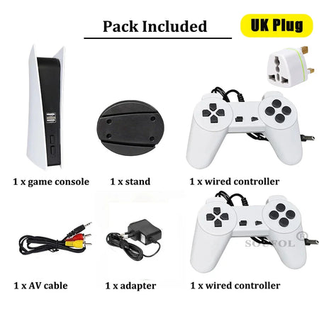 GS5 Game Station 5 Console - Retro Gaming with 200 Classic Games