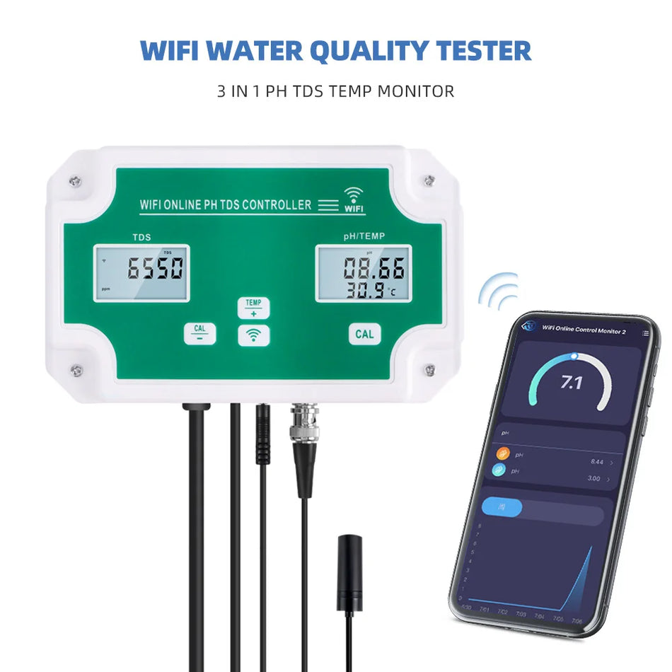 W2825 - WiFi Water Quality Tester for Aquariums and Pools