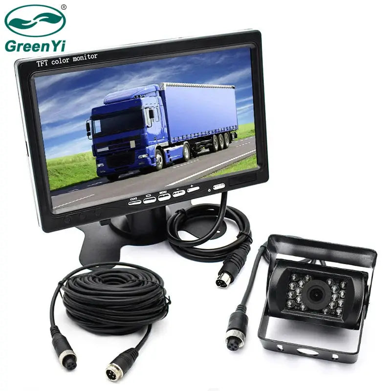 Ir Led Backup Camera With 7 Inch Lcd Monitor For Trucks by InterCyprus Trading Ltd