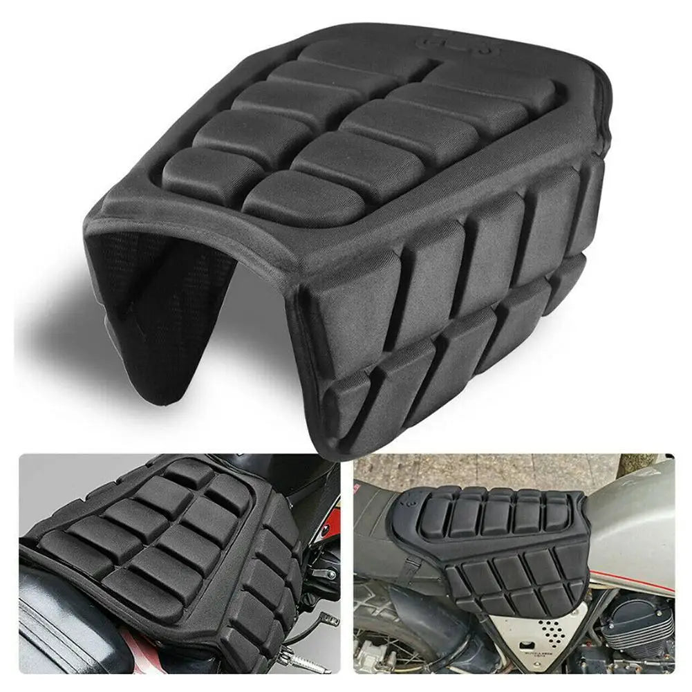 Universal 3D Air Comfort Gel Motorcycle Seat Cushion &ndash; Pressure Relief and Decompression Cooling