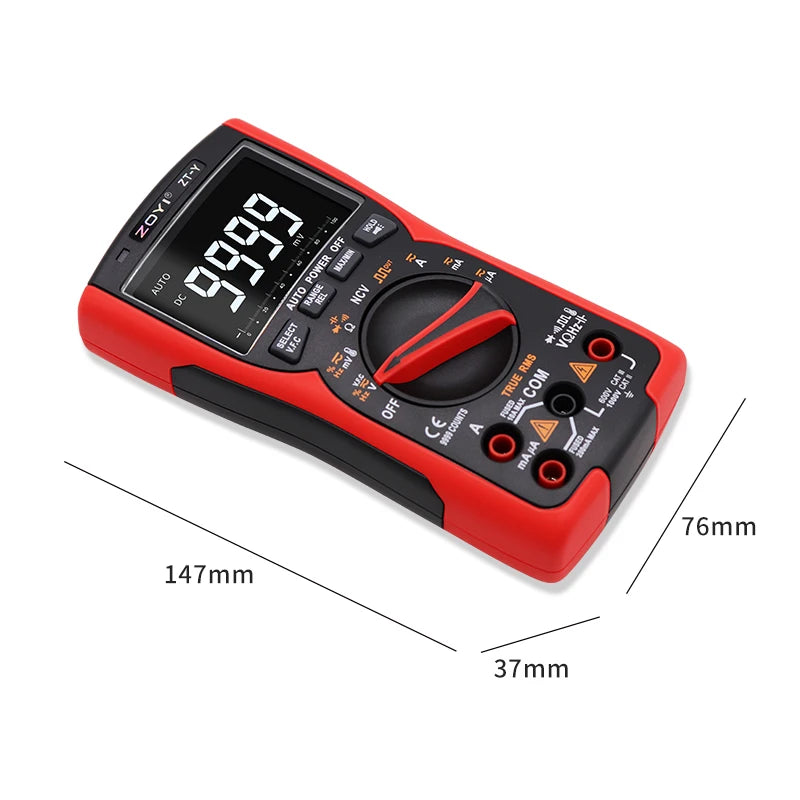 ZOYI ZT-Y Professional Digital Multimeter &ndash; High-Precision Auto Range Voltage Tester
