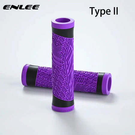 ENLEE Mtb Bike Grips Handle Flat Handlebar Bicycle Silicone Mountain Bicycle Handlebar Covers Soft Ultralight Grips Accessories by InterCyprus Trading Ltd