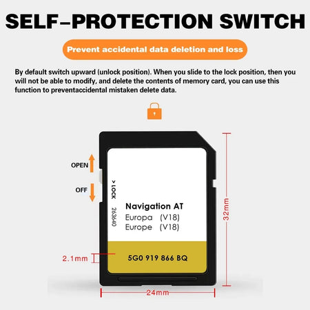 Navi AT V18 &ndash; Europe Maps For VW MIB1 Anti Fog Film