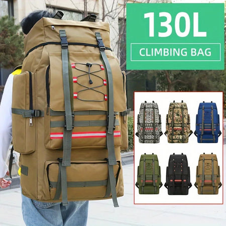 130L Hiking Camping Backpack &ndash; Ultra Durable Waterproof