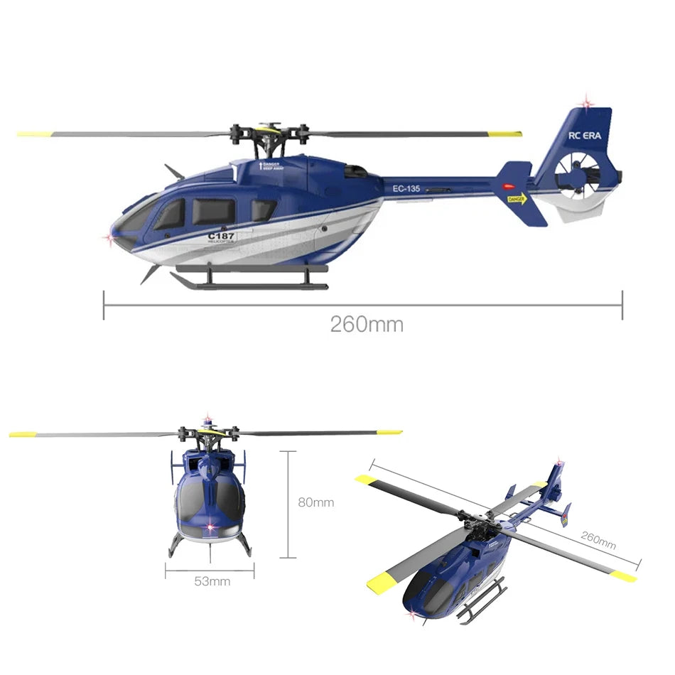 RC ERA C187 EC135 &ndash; Gyroscope Stabilization for Smooth Flight
