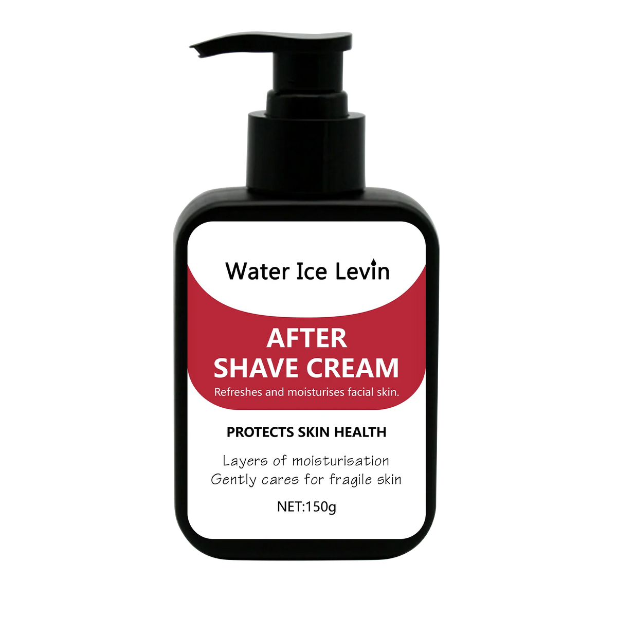 Water Ice Levin Men's Collagen After Shave Cream &ndash; Firming and Hydrating Formula 150g