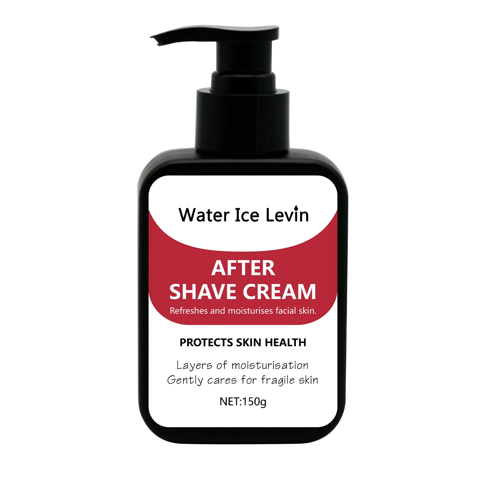 Water Ice Levin Men's Collagen After Shave Cream &ndash; Firming and Hydrating Formula 150g