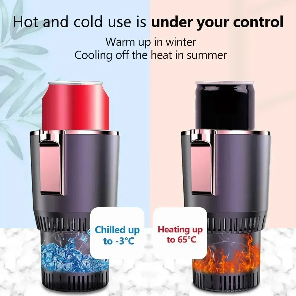 2 In 1 Car Cup Mug Holder &ndash; Smart 12V Heating Cooling