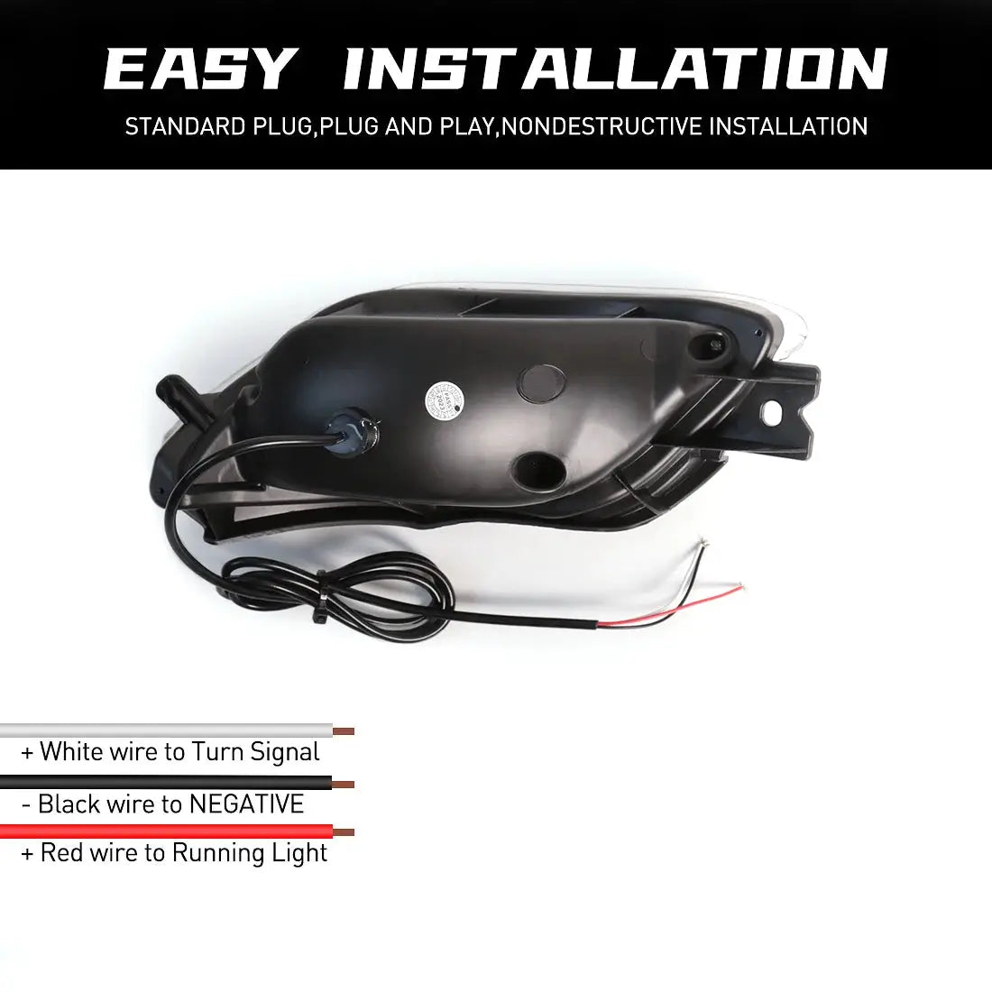 LED Rear Bumper Reflector Light For Toyota Vios 2008 2009 2010 2011 2012 2013 Start-up Animation Warning Turn Signal Lamps 12V by InterCyprus Trading Ltd