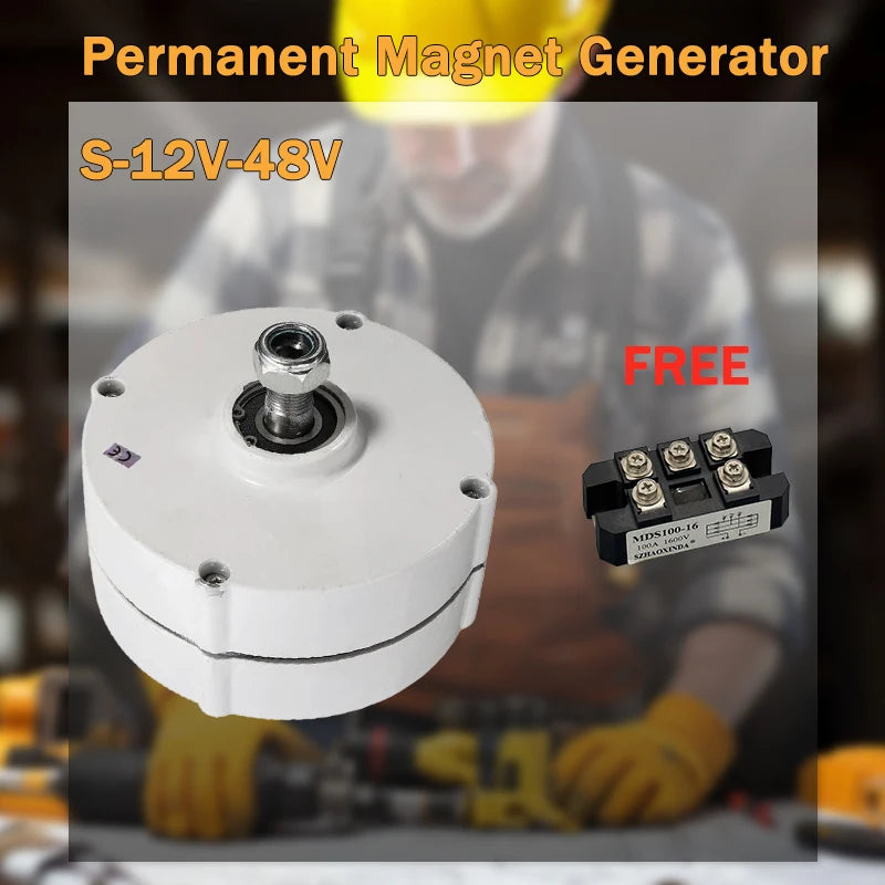 Generatore Eolico a Magneti Permanenti Senza Ingranaggi 10KW per Casa