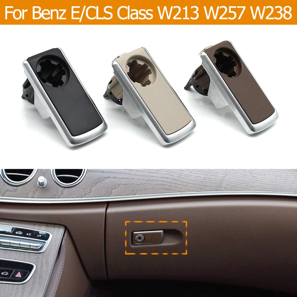 Mercedes Benz E Class Dashboard Toolbox Latch Handle Glove Box Cover PC ABS