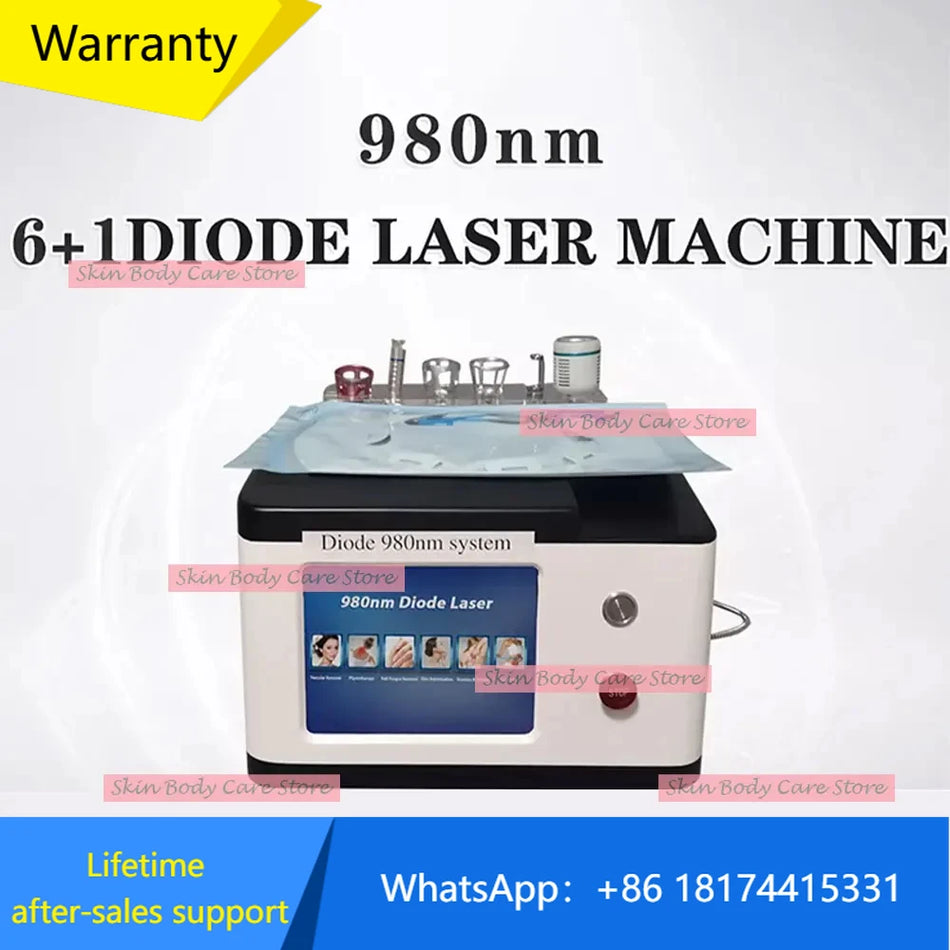 Máquina de Fibra de Lipólisis Láser de 980Nm para la Eliminación de Venas Araña