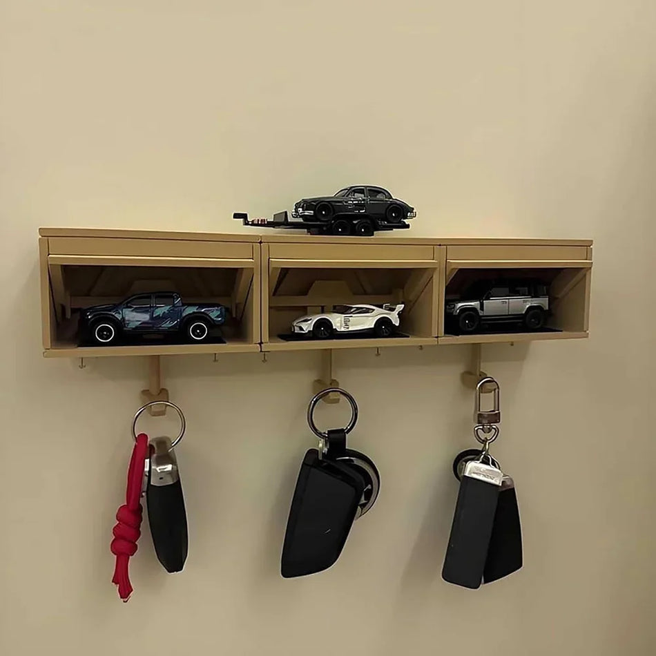Car Garage Key Holder Front Door Wall Mount With Opening