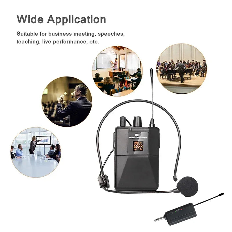 Wireless Lavalier Mic With Transmitter &ndash; LED Display