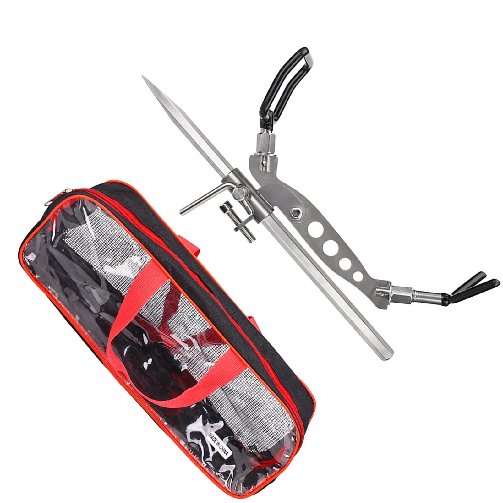 Folding Stainless Steel Rod Bracket &ndash; Anti Slip Grip