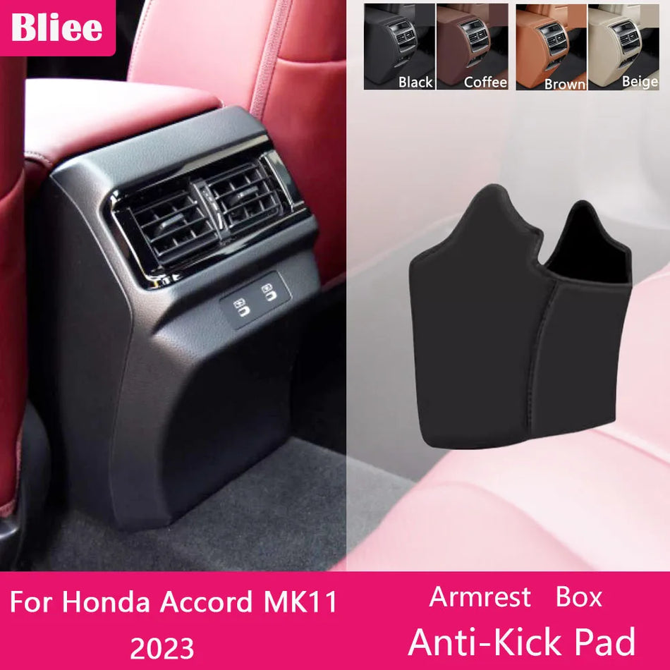 Honda Accord MK11 2023 Bakre Armstöd Anti Kick Mikrofiber Mat