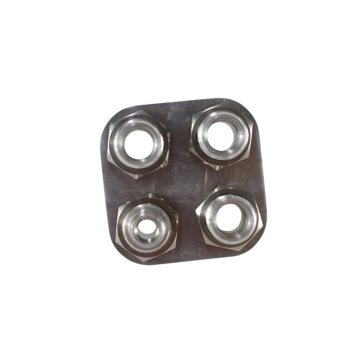 SherryBerg Aluminum 4 Port AC Air Conditioning Heater Hose Firewall Bulkhead Fitting Square by InterCyprus Trading Ltd