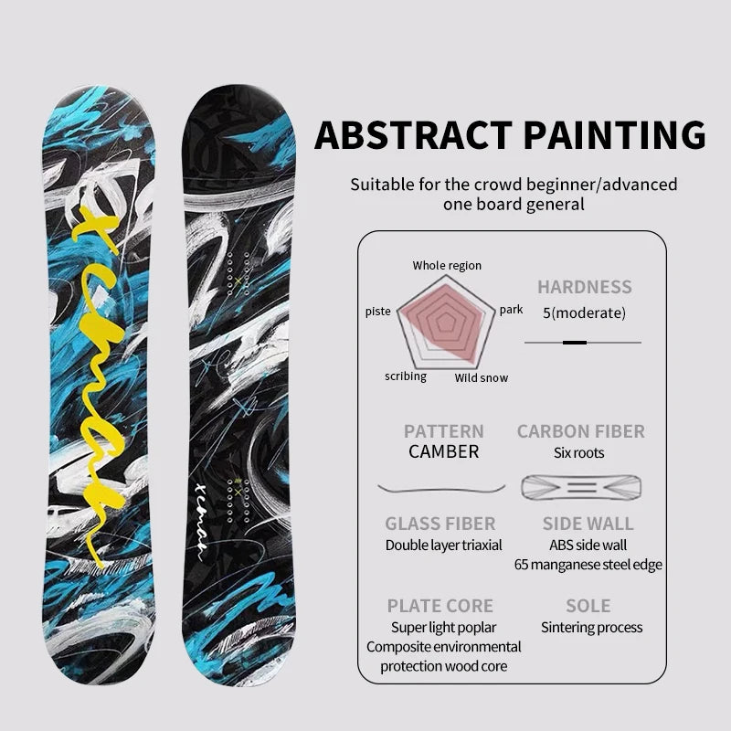 Talerun Pro Snowboard &ndash; All-Round Design For Adults abstraction 148cm / CHINA