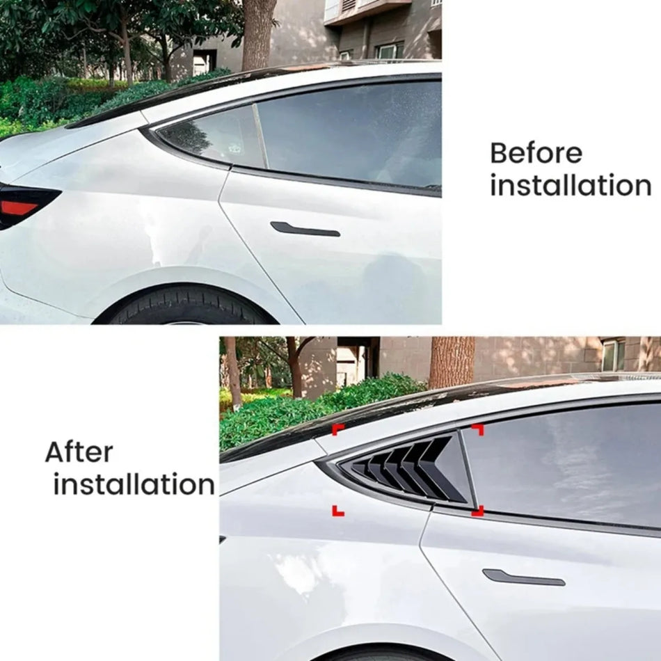 Jaluzele pentru luneta spate cu obloane ABS pentru Tesla Model Y