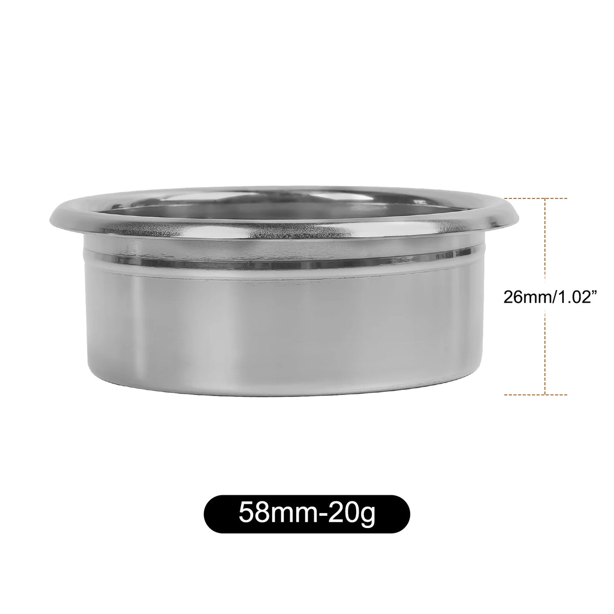 IKAPE Beehive Filter Basket &ndash; Precision Laser Cut Holes Silver 58MM (20g) / CHINA