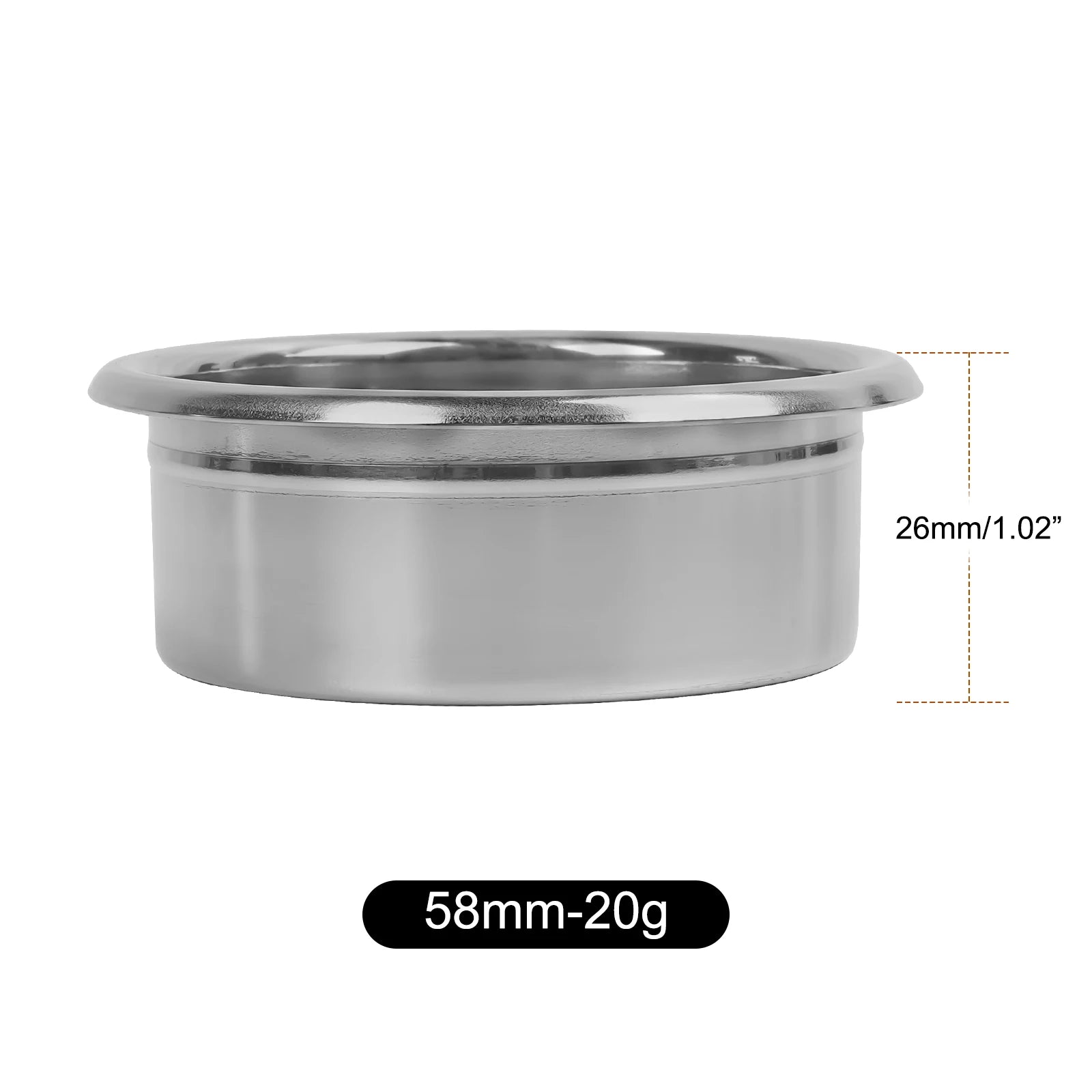 IKAPE Beehive Filter Basket &ndash; Precision Laser Cut Holes Silver 58MM (20g) / CHINA