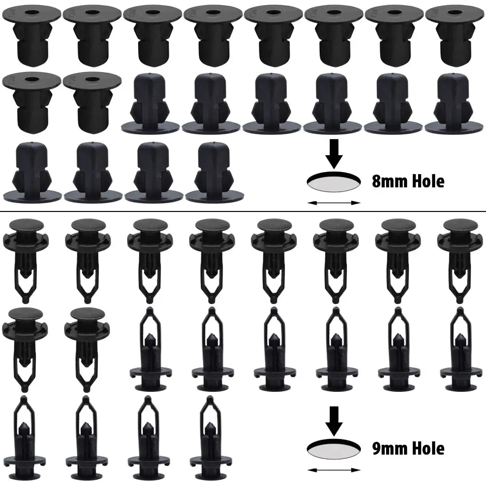 100PCS Car Trim Panel Clips Bumper Hood Mud Flaps Lining Fastener Push Rivets For Toyota Corolla RAV4 Avensis Lexus IS RX by InterCyprus Trading Ltd