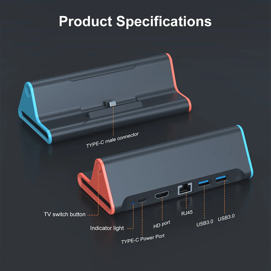 Nintendo Switch NS2 TV Dock Station Typ C Port USB3