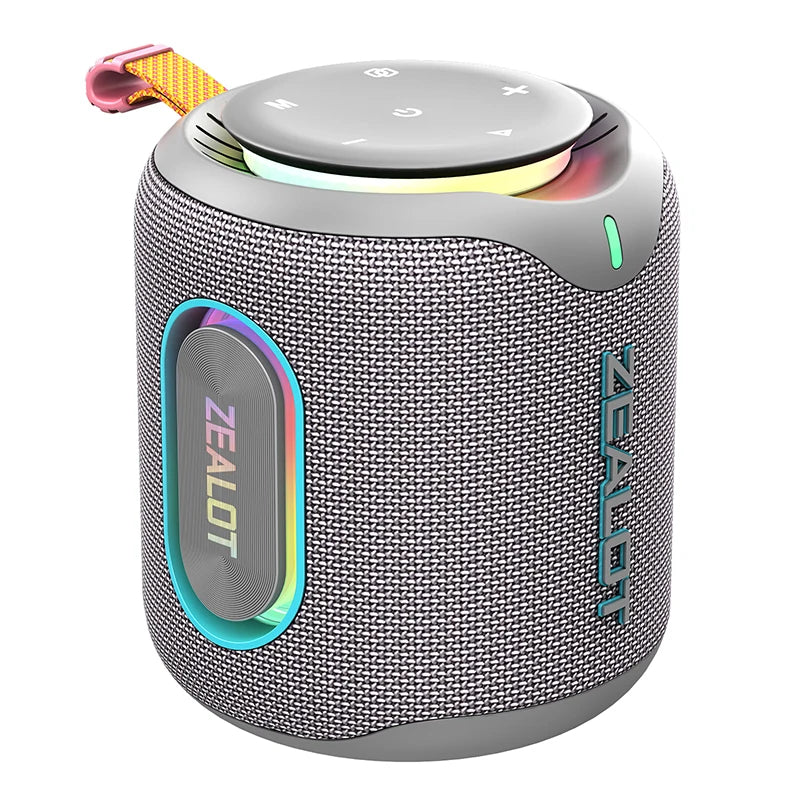 ZEALOT-M1 Bluetooth Speaker &ndash; IPX6 Waterproof Dustproof Grey