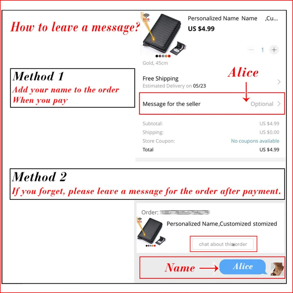 Personalised Classic Short Wallet with Coin Pocket for Men