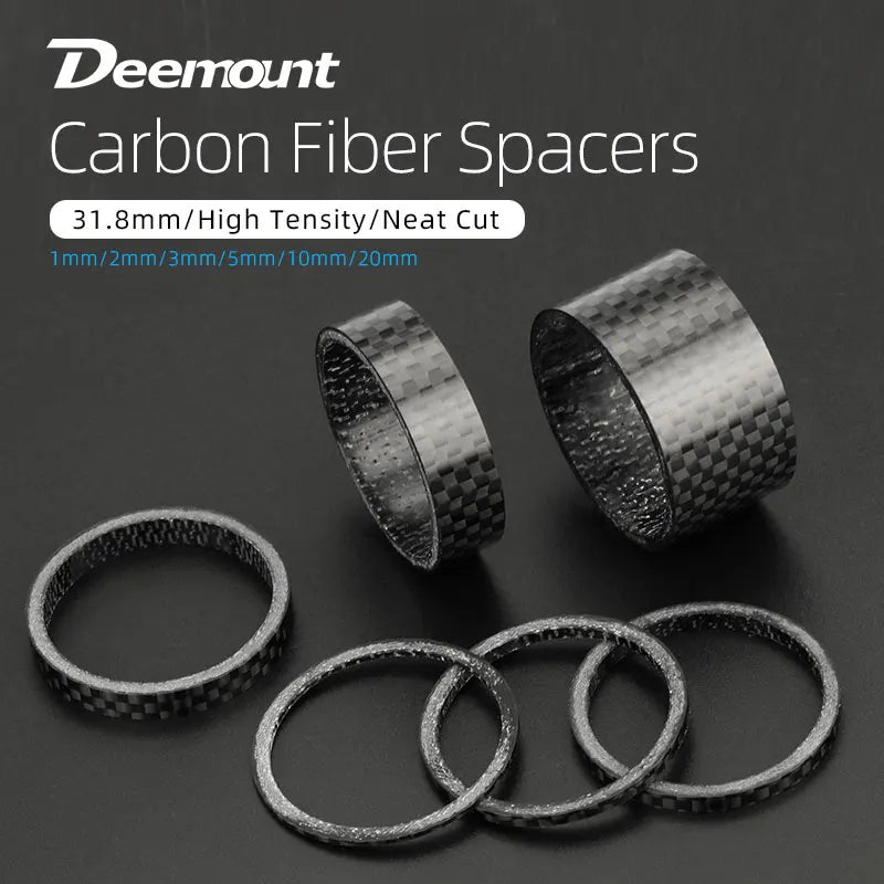 DEEMOUNT Carbon Spacers &ndash; Lightweight and Durable Handlebar Rise Adjusters