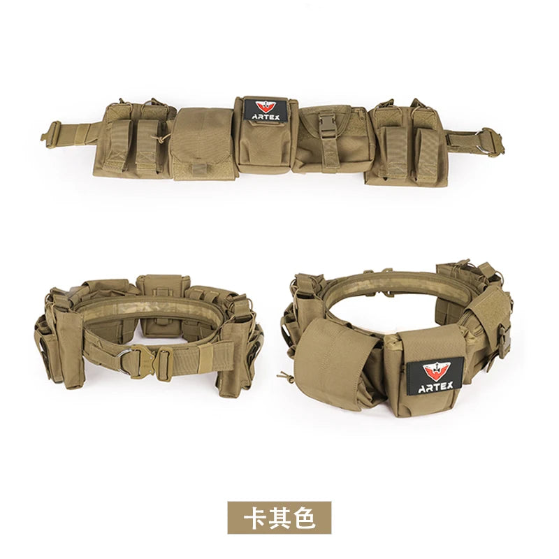 Artex AY-2002 Multi-Function Belt &ndash; All Terrain Utility Belt Khaki