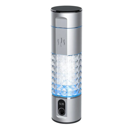 DRVODA Hydrogen Water Generator Bottle - PEM Purifier Silver color
