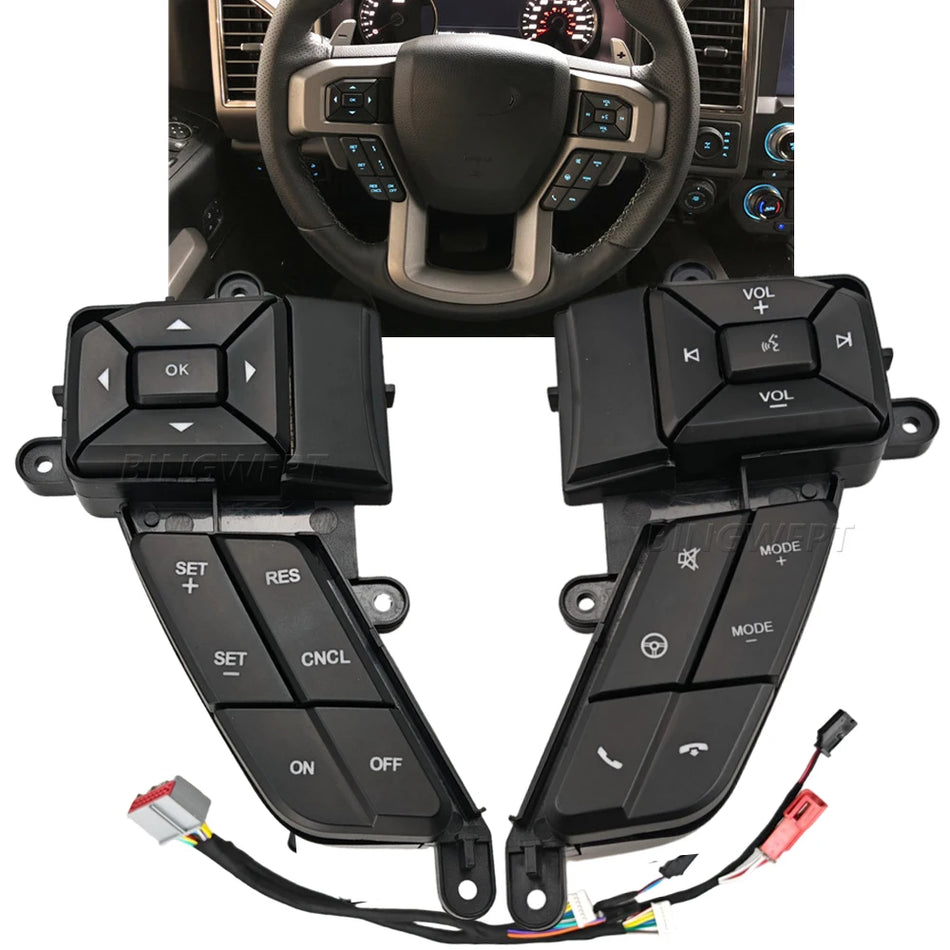 Interruptor de control de crucero para Ford F-150 2015-2018, F-250/F-350 Super Duty 2015-2019