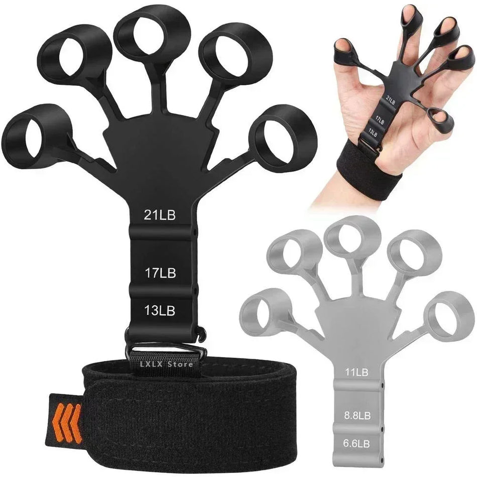 Hand Grip Strengthener for Athletes &amp; Musicians - 6 Resistance Levels