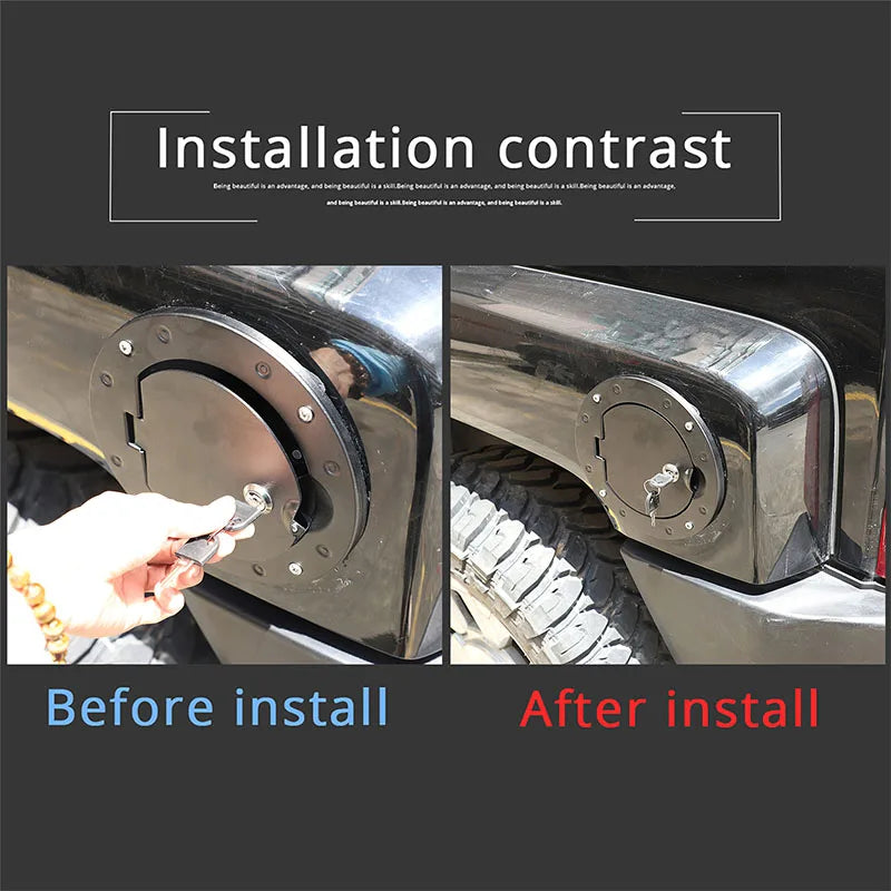 Hummer H3 2005 2009 Yakıt Tankı Panel Kapağı Alüminyum Dış Mekan