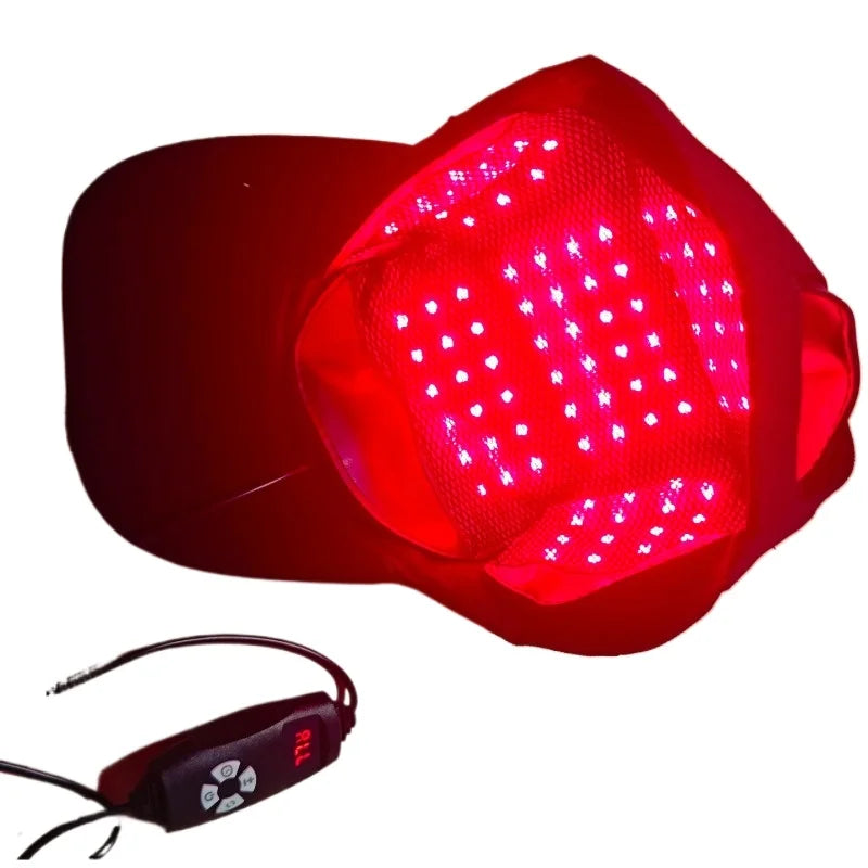 Červená světelná terapie LED čepice na růst vlasů helma proti vypadávání vlasů