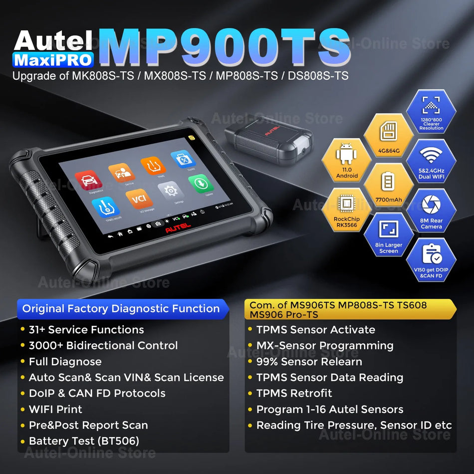 Autel MaxiPRO MP900-TS &ndash; TPMS Diagnostics And ECU Coding