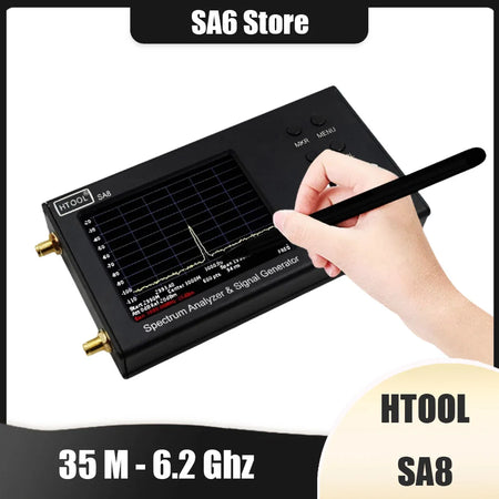 HTOOL SA8 Spectrum Analyzer - Wide 35-6200 MHz Range HTOOL SA8