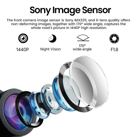 ACCEO 2.5K Car DVR Mirror &ndash; Built-In WiFi And 24H Parking