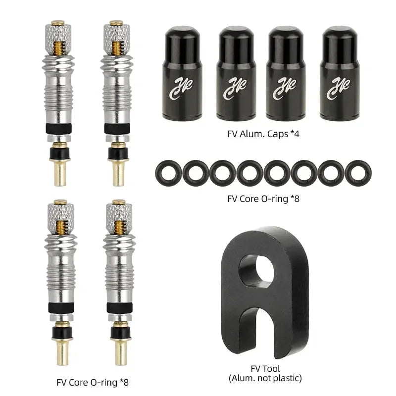 Brass Presta Valve Core Set &ndash; Durable CNC-Machined Parts Presta FC4 A17 / CN