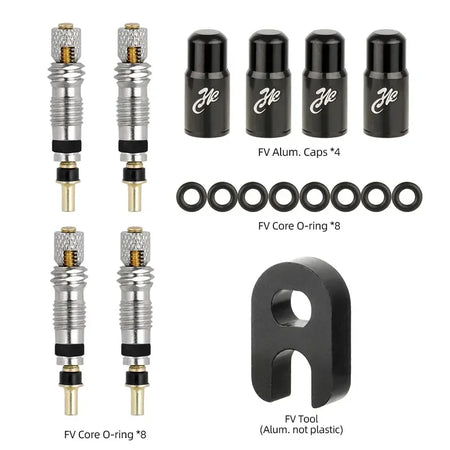 Brass Presta Valve Core Set &ndash; Durable CNC-Machined Parts Presta FC4 A17 / CN