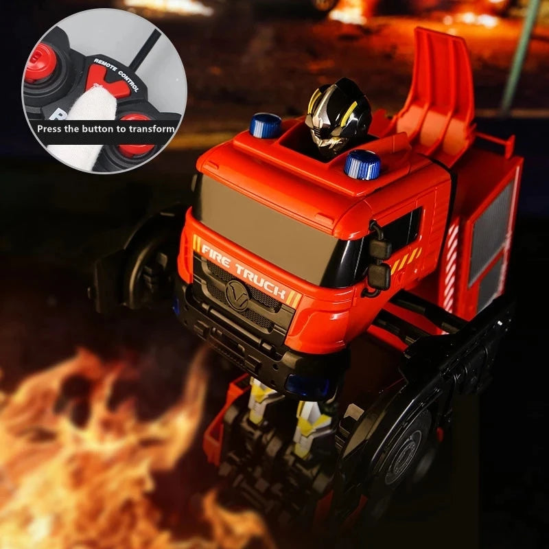 Transformation Robot RC Car &ndash; Remote Control Fire Truck