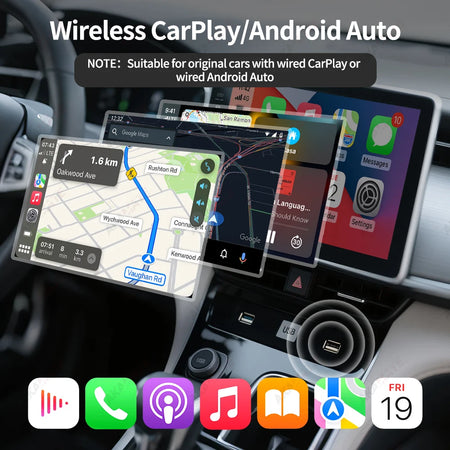 Wireless Mini CarPlay Adapter &ndash; Wired to Wireless CarPlay