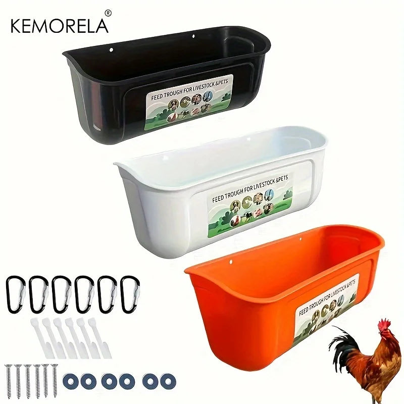 KEMORELA Large Hanging Chicken Feeder &ndash; Mess-Free Design