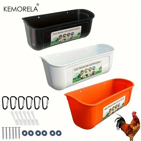 KEMORELA Large Hanging Chicken Feeder &ndash; Mess-Free Design