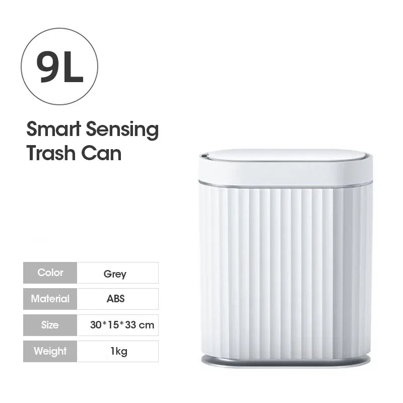 DAISHU Smart Sensor Trash Can 9L Grey / USB Charge