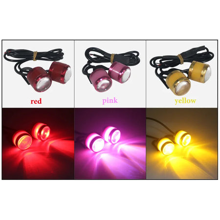 KEVANLY 2X Strobe Motorcycle Eagle Eye Light &ndash; High Visibility LED Warning Signal