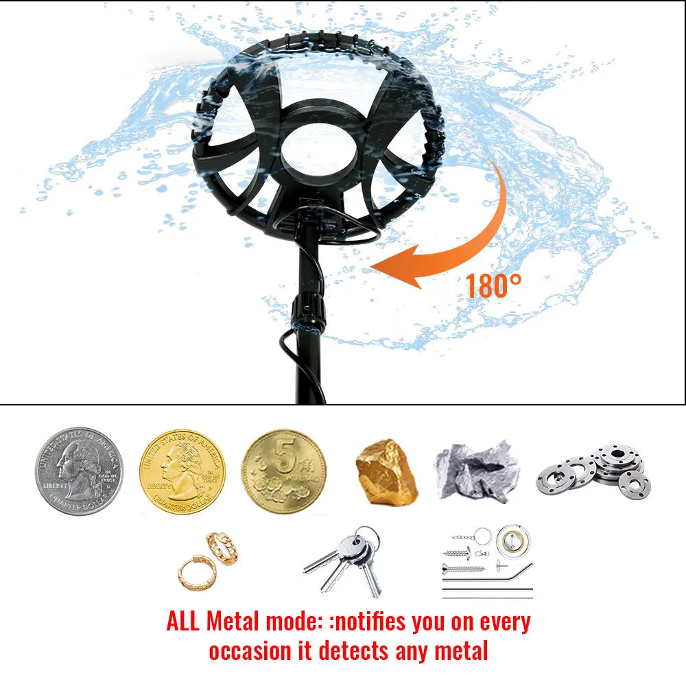 MD-8020 Metal Detector &ndash; High Accuracy Waterproof Coil